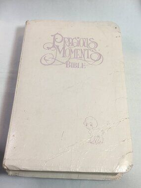 Precious Moments Holy Bible New King James Version 1985 Vintage Collectible Pink